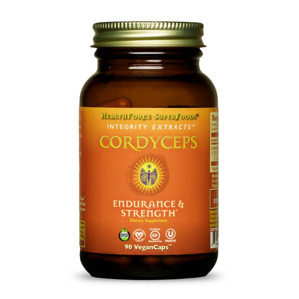 SaludForce SuperFoods Integrity Extracts Cordyceps – Capsules - 90 cápsulas Vegan