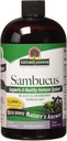 Respuesta de la naturaleza Sambucus Elderberry Syrup 16 Ounce ← Gran Tasting Immune Support Suplemento Silencio Antioxidante, Vegan, Gluten Free, Made in USA ← Single Count