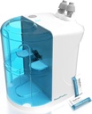NASALFRESH MD - Dual Powered Nasal Irrigation System Nasal Rinse and Wash - Sinus Decongestant Relief System w/ 30 Saline Packets - Recargable - 1 Conjunto de almohadas de nariz - Snoring Remedy