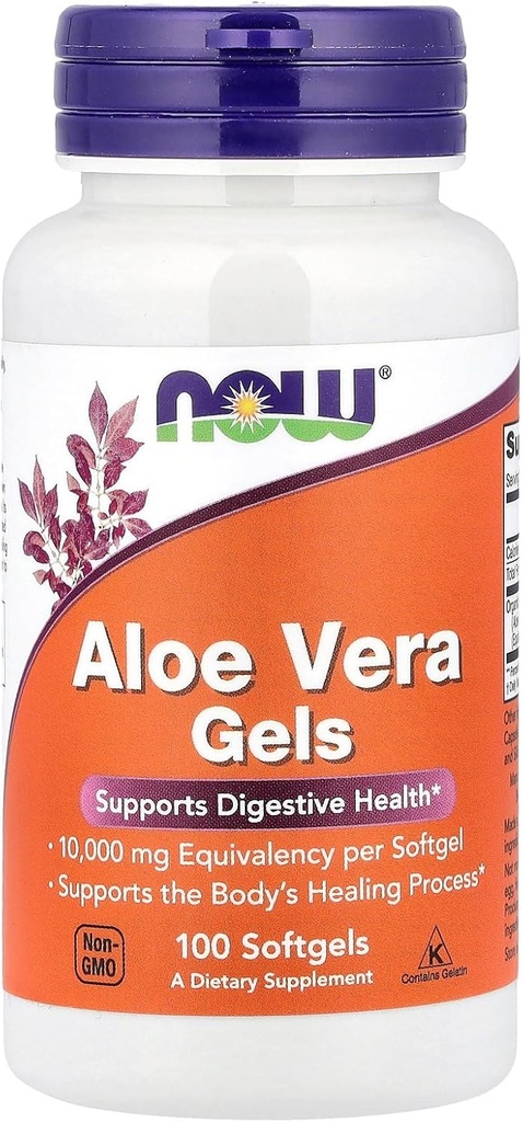 AHORA Alimentos Aloe Vera 10, 000 Gels 100 Sgels