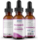 – Aceite de melatonina líquida tópica - Ayudas naturales al sueño - Melatonina ecológica para adultos (1 botella)