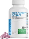 Bronson Tart Cherry Extracto 2500 mg Cápsulas vegetarianas con antioxidantes y Flavonoides No GMO, 360 Con
