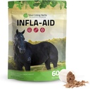 Herbs de Plata Infla-Aid for Horses – Natural Anti Inflammatory Supplement for Inflammation Relief – Supports Recovery, Comfort, and Mobility in Muscles, Tendons & Joints – 1 lb Bag (60 Servings)