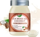 Sea Moss Raw Organic,Irish Sea Moss Gel 15OZ Seamoss Gel (Coconut)