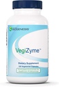 Nutra BioGenesis VegiZyme - Enzymes Digestivos para Mujeres y Hombres, Digestión y Apoyo Nutriente, Vegetariano y Vegan-Friendly Suplemento para Salud Digestiva y Confort - 120 cápsulas