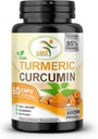 Pure Turmeric Curcumin 1000 mg Black Pepper Extract 95% CURCUMINOIDS,Non GMO, Increased Absorption, Gluten Free, 500mg 60 Veggie Capsules