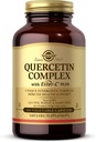 Complejo de Quercetina de Solgar con cápsulas vegetales EsterC Plus Admite Gentle Antioxidante de Salud Inmune en el Stomach Vitamin C NonGMO Vegan Gluten Free Dairy 50 Servings, Packaging Estándar, 100 Cuenta
