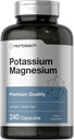 Horbäach Potassium Magnesium Supplement  240 Capsules ← Premium Quality ← No Gluten Free