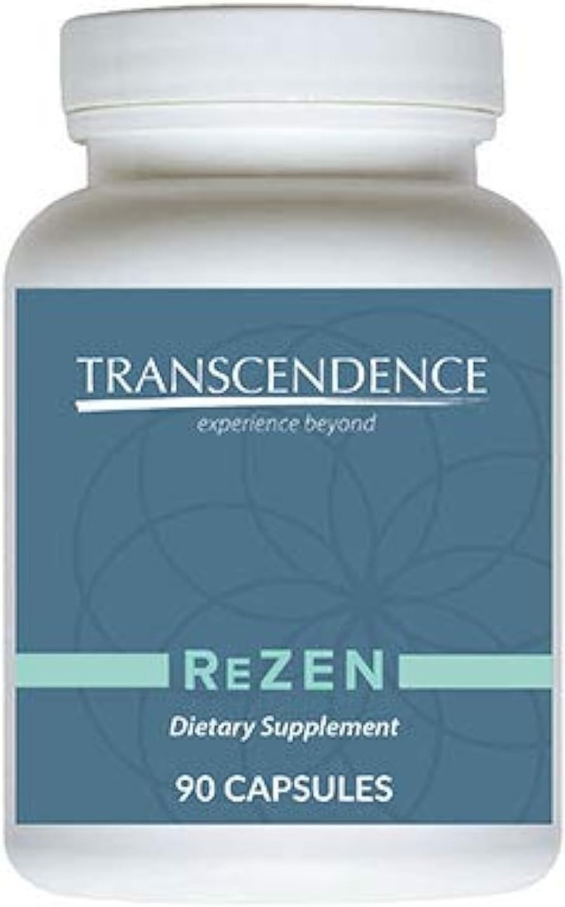 TRANSFORMACIÓN LA GENESIS DE LA BUENA SALUD ReZEN Enzyme Blend Suplemento, Fórmula de Transcendencia Natural con Vitamina B6 Apoyo a un Sistema Nervioso Saludable, 90 cápsulas