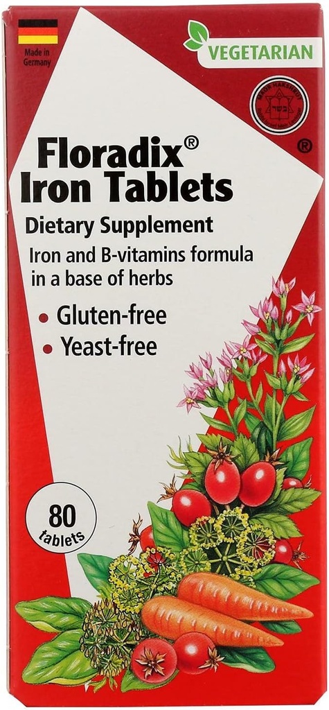 FLORA Iron Floradix, 80 CT
