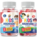 SUNNY SAM Magnesium Gummies for Kids - 100mg y Magnesium Gummies for Kids 500mg. Magnesium Chews - Magnesium Citrate Chewable Suplemento para Mood &amp; Muscle Support