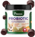 Píldoras probióticas para perros enzimas digestivas - Diarrea del perro &amp; Alivio Natural - Píldoras probióticas del cachorro - Píldoras de alergia al perro - Pack de 120 Píldoras