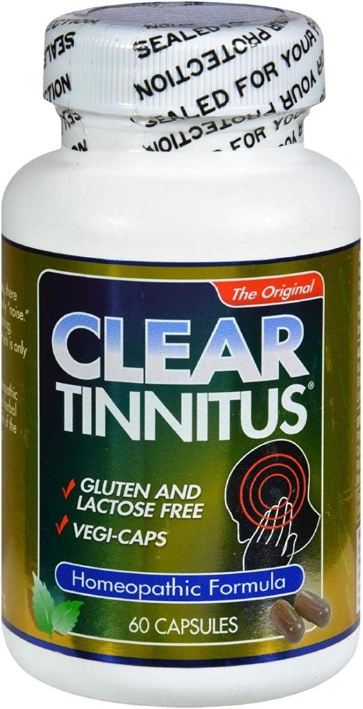 Clear Products Clear Tinnitus - 60 cápsulas - Gluten Free -