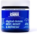 Swanson WIO Digital Detox: Descansar, Reiniciar " Refresh Sleep Better, Blue Light Defense, Wellness, Less Stress, Lutein, Zeaxanthin, Lutemax - 4 oz Botella con 30 Softgels (30-Day Supply)