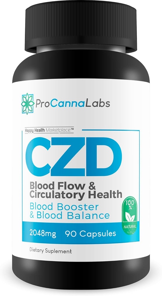 Suplemento de CDZ Vitamina C D y Zinc Plus Herbs - Nuestra mejor vitamina C D Cienco de sangre para balance de sangre " Flujo de sangre - C Z D Sangre " Salud Circulatoria - Pro Canna Labs Gummies Capsules