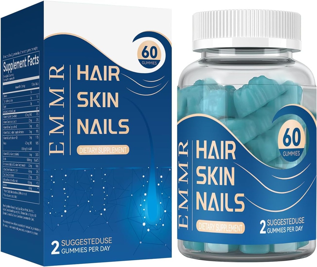2025 Piel de pelo y uñas Vitaminas Gummies Piel de pelo y uñas Gummies 60 Osos Gummy