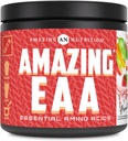 Increíble EAA Aminoácidos Esenciales TENIDO 8 Gramos Por Servir TENIDO 30 Servimientos TENIDO 330 Gramos Suplemento Polvo ANTERIOR hecho en EE.UU. (Natural Fruit Punch)