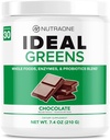 NutraOne Ideal Greens Antioxidante y Nutrient-Rich Superfood Greens Powder Suplemento (Chocolate- 30 Servings)