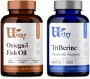 Utzy Naturals Omega 3 Fish Oil 60 Softgels Lemon-Lime Flavor y TriBerine