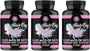 Suplementos Angry Hair Envy 10,000 mcg Biotin + Keratin, Crecimiento + Hidrate Hair, Fortalecer las uñas delgadas, Clear &amp; Nourish Skin – Help Damaged Thinning Hair, (3-Bottles)