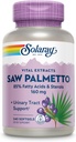 SOLARAY Saw Palmetto Extract - Salud de la próstata y apoyo al tracto urinario - 136 mg Ácidos grasos y esteroles - Lab Verificado, 60 días de garantía de devolución de dinero (240 Servimientos, 240 Softgels)