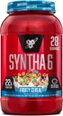 BSN SYNTHA-6 Polvo Proteína Premium con 6g de fibra, Whey Protein, Micellar Casein, Milk Protein Isolate Blend, 5g Fat, Fruity Cereal, 28 Servings (Packaging May Vary)