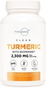 Tipo Zero Turmeric con Bioperina (120 cápsulas) (2300mg por servicio) - GMO Gratis, Gluten Gratis, 3er partido probado