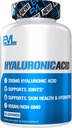 Evlution Vegan Dietary Hyaluronic Acid Suplemento Nutrición 200mg Hialuronic Acid capsules Dry Skin Suplemento para Mujeres y Hombres por picazón o piel dañada - High Potency Bioavailable Non GMO Formula