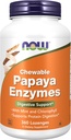 AHORA Suplementos de alimentos, Papaya Enzyme con menta y clorofila, Apoyo Digestivo*, 360 Lozenges Chewable