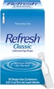 Refresh Classic Lubricant Eye Drops, Preservative-Free,0.01 Fl Oz Single-Use Containers, 50 Cuenta, Pack of 1, Packaging May Vary