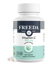 FREEDA Vegan Vitamina C 500mg – Kosher Immune Support & Antioxidant – Ayuda a mantener la piel sana y el cabello, soporta la absorción de hierro – sin gluten, sin lactosa, sin sabor artificial o color – 250 Tabletas