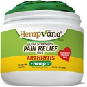 Hempvana Artritis Dolor Gel Alivio de Dolor, Ultra-Fuerza para la artritis en las articulaciones de músculos. Enriquecido con aceite de semilla de cáñamo, como se ve en la televisión. Targeted Long-Lasting Relief. Funciona rápido, 4 Oz.