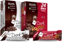 NuGo Dark Variety - Chocolate Pretzel 12 Bares &amp; Chocolate Chocolate Chip 12 Bares, 12g Protein, Vegan, Gluten Free, Non-GMO, Kosher Pareve, 24 Condes