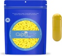Capsuline Coloreado Tamaño 0 Empty Gelatin Capsules Amarillo/amarillo 1000 Conde ← Halal Certified ←Gluten Free