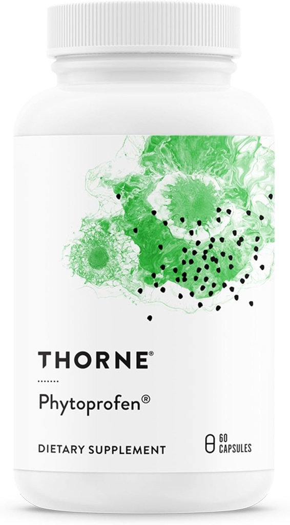 THORNE - Phytoprofeno - Blend Botánico de Ginger, Boswellia y Curcumin - Apoyos Equilibrio y Recuperación de Citoquinas Saludables Después de Lesiones o Cirugía* - Sin gluten, Libre de Soy, Libre de Lácteos - 60 cápsulas