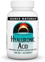 Fuente Naturales Ácido hialurónico, promueve articulaciones saludables y la piel*, 100 mg - 60 tabletas