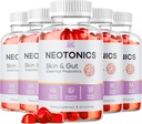 (5 Pack) Neotonics Skin And Gut Gummies, Neotonics Skin & Gut Essential Probiotics Gummies, Neotonics Skin And Gut Gummies Reviews, Neotonics Reseñas, Neotonics Gummies, 300 Gummies Durante 5 meses
