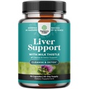 Liver Cleanse Detox &amp; Repair 90 Capsules - Herbal Liver Support Milk Thistle Suplemento - Silymarin Milk Thistle Suplementos con Dandelion Root, Choline, Beetroot & Artichoke Extract