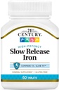 21st Century Slow Release Iron Tablets, 60 Cuenta (Pack of 3)