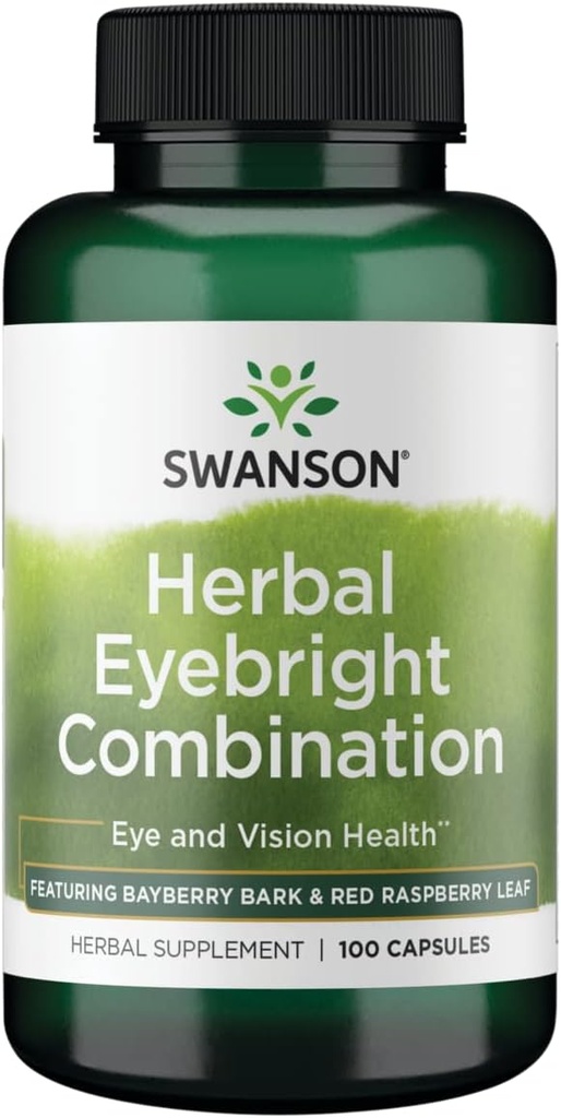 Swanson Herbal Eyebright Combinación 100 Cap