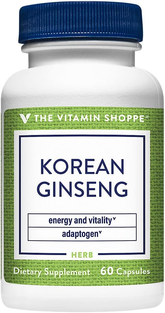Gorra entera de Ginseng coreano - apoya la energía y la vitalidad - 648 MG (60 cápsulas)