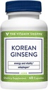 Gorra entera de Ginseng coreano - apoya la energía y la vitalidad - 648 MG (60 cápsulas)