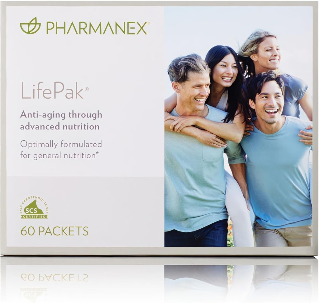 Nu Skin LifePak Advanced Nutritional Supplement for Adults ← 60 Daily Packets ← Fórmula de Salud en el Envejecimiento, Digestiva y Gut con vitaminas esenciales, minerales y fitonutrientes