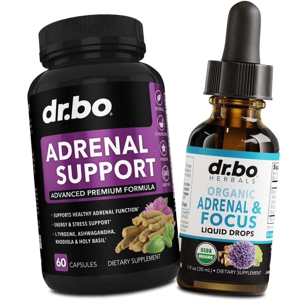 Soporte Adrenal Cortisol Manager Suplementos - Adrenal Fatigue Suplementos Capsules Organic Liquid Drops Focus Mujeres Hombre - Natural Adaptogen Ashwagandha Holy Basil L Tyrosine Complex Health