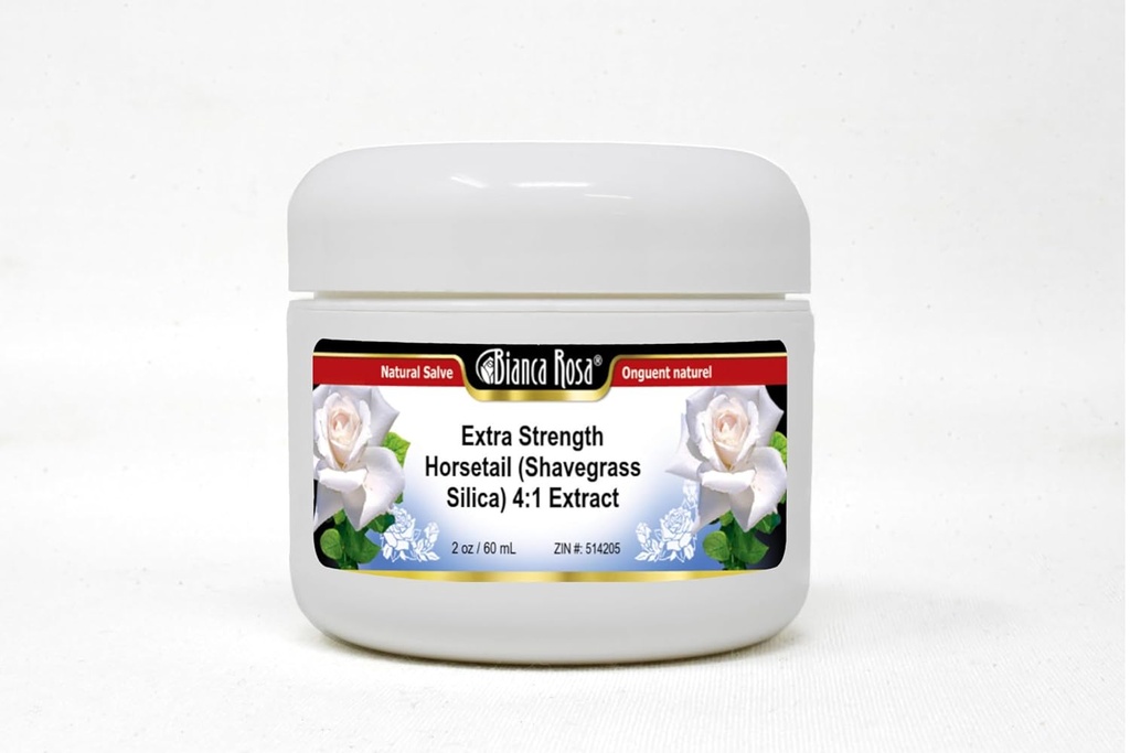 Extra Strength Horsetail (Shavegrass Silica) 4:1 Extracto - Ungüento de Sal (2 oz, ZIN: 514205)