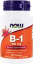 Now Foods Vitamin B-1 (Thiamine), 100 tablets / 100mg (Pack of 2)