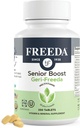 Freeda Senior Multivitamin - Kosher Vitamins for Men &amp; Women 60 and Over - One Daily Coated Tablet - Women’s &amp; Men’s Vitamins Multivitamin 60 Plus - Vitaminas para Mujeres Más de 60 Plus Antiguamente (250 Cuenta)