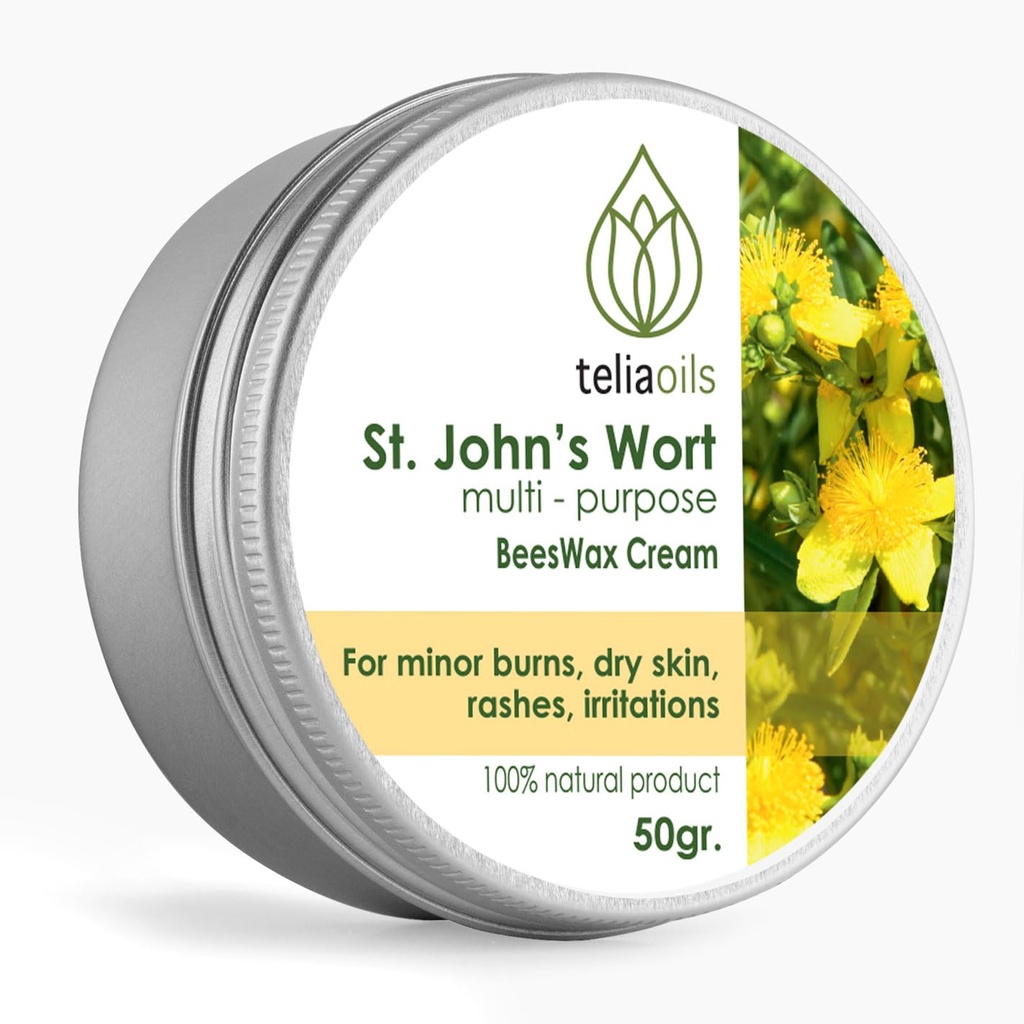 Teliaoils Crema de piel seca orgánica de St John