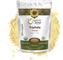 Orgánica Triphala Herbal Powder - Amla, Haritaki &amp; Bibhitaki Fórmula Silencio Kosher &amp; USDA Certified ← No GMO &amp; Gluten Free ← Tested for Heavy Metal and Purity ← 100% Raw from India ← 1/2 LBS (8 Oz)