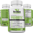 Probióticos de Herrmann Health Products ← Probiótico para Hombres y Mujeres TENIDO High Potency 7 Strain Fórmula Ø 5.75 Órganos de billón por Capsule ANTE No GMO Consisting of DE111TM ANTE GMP Certified 60 Capsules